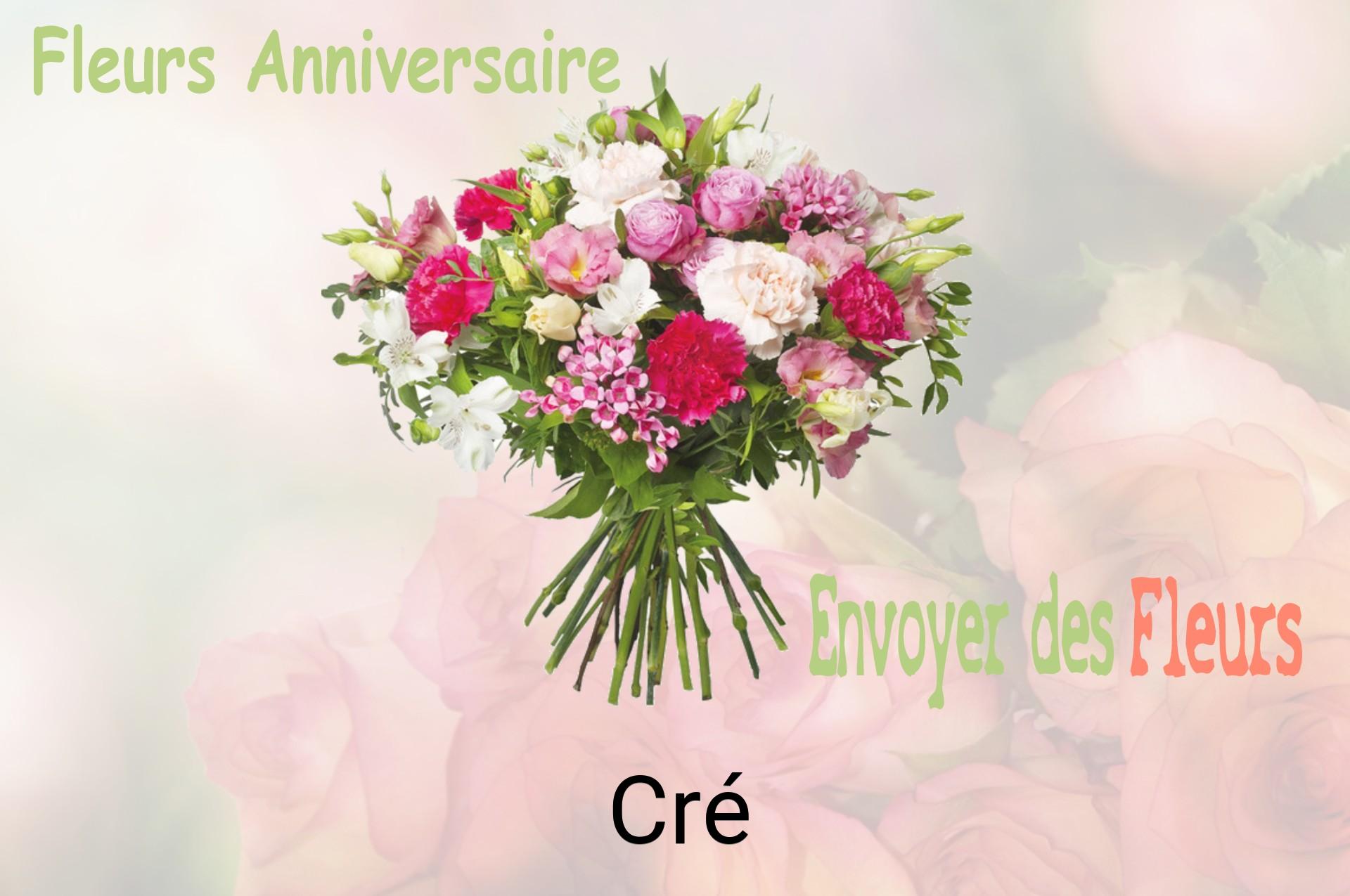 Bouquet de fleurs d’anniversaire livré à Cré